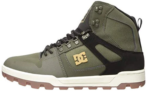 DC Shoes Pure High Top Boot Olive/Black