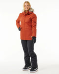 Rip Curl Women's Anti-Series Parka Jacket Burnt Red
