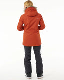 Rip Curl Women's Anti-Series Parka Jacket Burnt Red