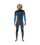 Rip Curl Omega 4/3 Back Zip Blue Black