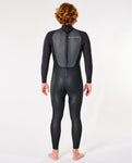 Fato de Surf Rip Curl Omega 4/3 Back Zip Black