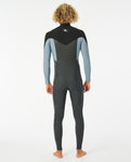 Fato de Surf Rip Curl Dawn Patrol 4/3 Chest Zip Mineral Blue