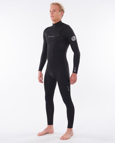 Fato de Surf Rip Curl Dawn Patrol 4/3 Chest Zip Black