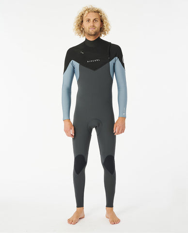 Fato de Surf Rip Curl Dawn Patrol 4/3 Chest Zip Mineral Blue