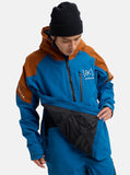 Burton [ak] Velocity GORE‑TEX 2L Anorak Blue Teal / Chestnut Brown