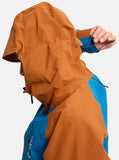 Burton [ak] Velocity GORE‑TEX 2L Anorak Blue Teal / Chestnut Brown