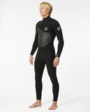 Rip Curl Flash Bomb E7 5/4mm Chest Zip Black