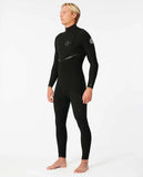 Rip Curl Flash Bomb E7 4/3mm Chest Zip Black
