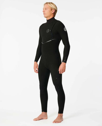 Rip Curl Flash Bomb E7 4/3mm Chest Zip Black