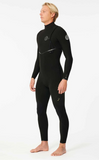 Rip Curl E Bomb E7 4/3mm Zip Free Black
