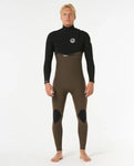 Rip Curl E Bomb E7 4/3mm Zip Free Deep Rock