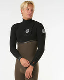 Rip Curl E Bomb E7 4/3mm Zip Free Deep Rock