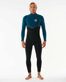 Rip Curl E Bomb E7 3/2mm Zip Free Blue Green