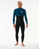 Rip Curl E Bomb E7 3/2mm Zip Free Blue Green