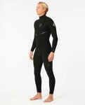 Rip Curl E Bomb E6 3/2mm Zip Free Black