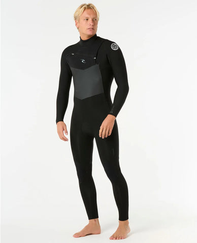 Rip Curl Dawn Patrol E5 4/3mm Chest Zip Black