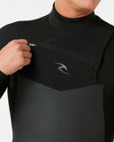 Rip Curl Dawn Patrol E5 4/3mm Chest Zip Black