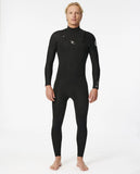 Rip Curl Dawn Patrol Perf E5 3/2 mm Chest Zip Black