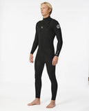 Rip Curl Dawn Patrol Perf E5 3/2 mm Chest Zip Black
