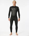 Rip Curl Omega 4/3 Back Zip Black