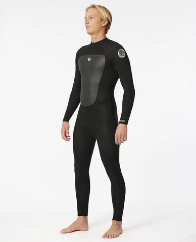 Rip Curl Omega 4/3 Back Zip Black