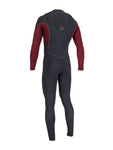 O'Neill Hyperfreak Fire 5/4+ Chest Zip Black/Red