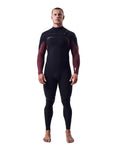 O'Neill Hyperfreak Fire 5/4+ Chest Zip Black/Red