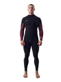 O'Neill Hyperfreak Fire 5/4+ Chest Zip Black/Red