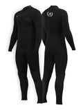 Zion Wesley 4/3 Chest Zip Black