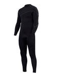 Zion Yeti 4/3 Chest Zip Black
