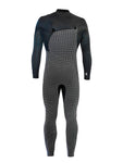 Zion Yeti 4/3 Chest Zip Black