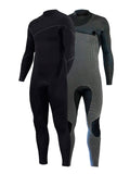 Zion Yeti 4/3 Chest Zip Black