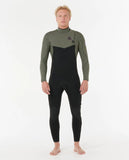 Rip Curl Flash Bomb Pro E7 4/3mm Zip Free Deep Cactus