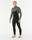 Rip Curl Flash Bomb Pro E7 4/3mm Zip Free Deep Cactus