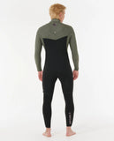 Rip Curl Flash Bomb Pro E7 4/3mm Zip Free Deep Cactus