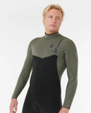 Rip Curl Flash Bomb Pro E7 4/3mm Zip Free Deep Cactus