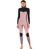 FATO RIP CURL DAWN PATROL 4/3 CHEST ZIP SLATE ROSE