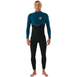 Rip Curl E Bomb E7 4/3mm Zip Free Blue Green