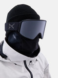 Anon M4 Goggles (Cylindrical) Black + Bonus Lens + MFI® Face Mask