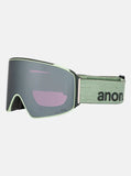 Anon M4 Goggles (Cylindrical) Soft Sage + Bonus Lens + MFI® Face Mask