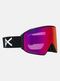 Anon M4 Goggles (Cylindrical) Black + Bonus Lens + MFI® Face Mask