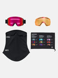 Anon Sync Goggles Black/Red + Bonus Lens + MFI® Face Mask