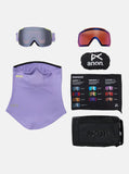 Anon M5 Goggles Hyper Lilac+ Bonus Lens + MFI® Face Mask