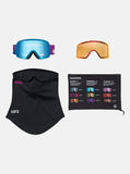 Anon Nesa Goggles Pink Denim + Bonus Lens + MFI® Face Mask