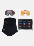 Anon Nesa Goggles Fiesta Red + Bonus Lens + MFI® Face Mask
