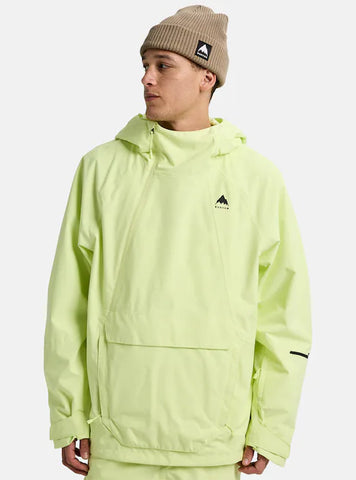 Burton Reserve 2L Relaxed Anorak Jacket Glow Yellow Green