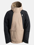 Burton Reserve 2L Relaxed Anorak Jacket Summit Taupe / True Black