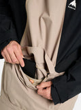 Burton Reserve 2L Relaxed Anorak Jacket Summit Taupe / True Black