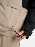 Burton Reserve 2L Relaxed Anorak Jacket Summit Taupe / True Black