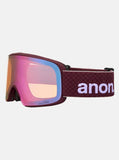 Anon M6 Goggles Deep Cherry + Bonus Lens + MFI® Face Mask